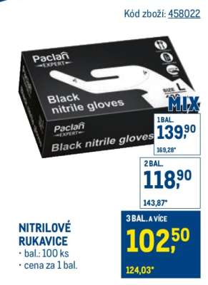 Nitrilové rukavice