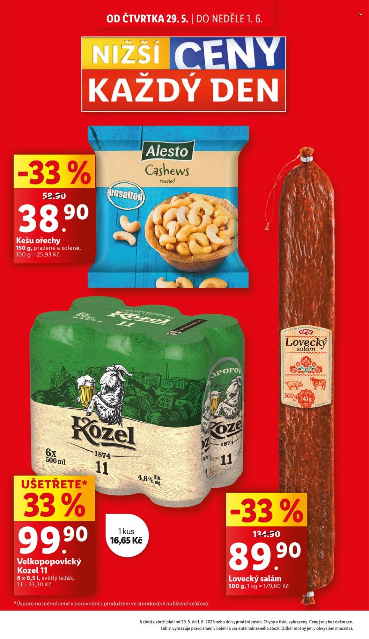Leták Lidl - 29.5.2025 - 1.6.2025. Strana 1