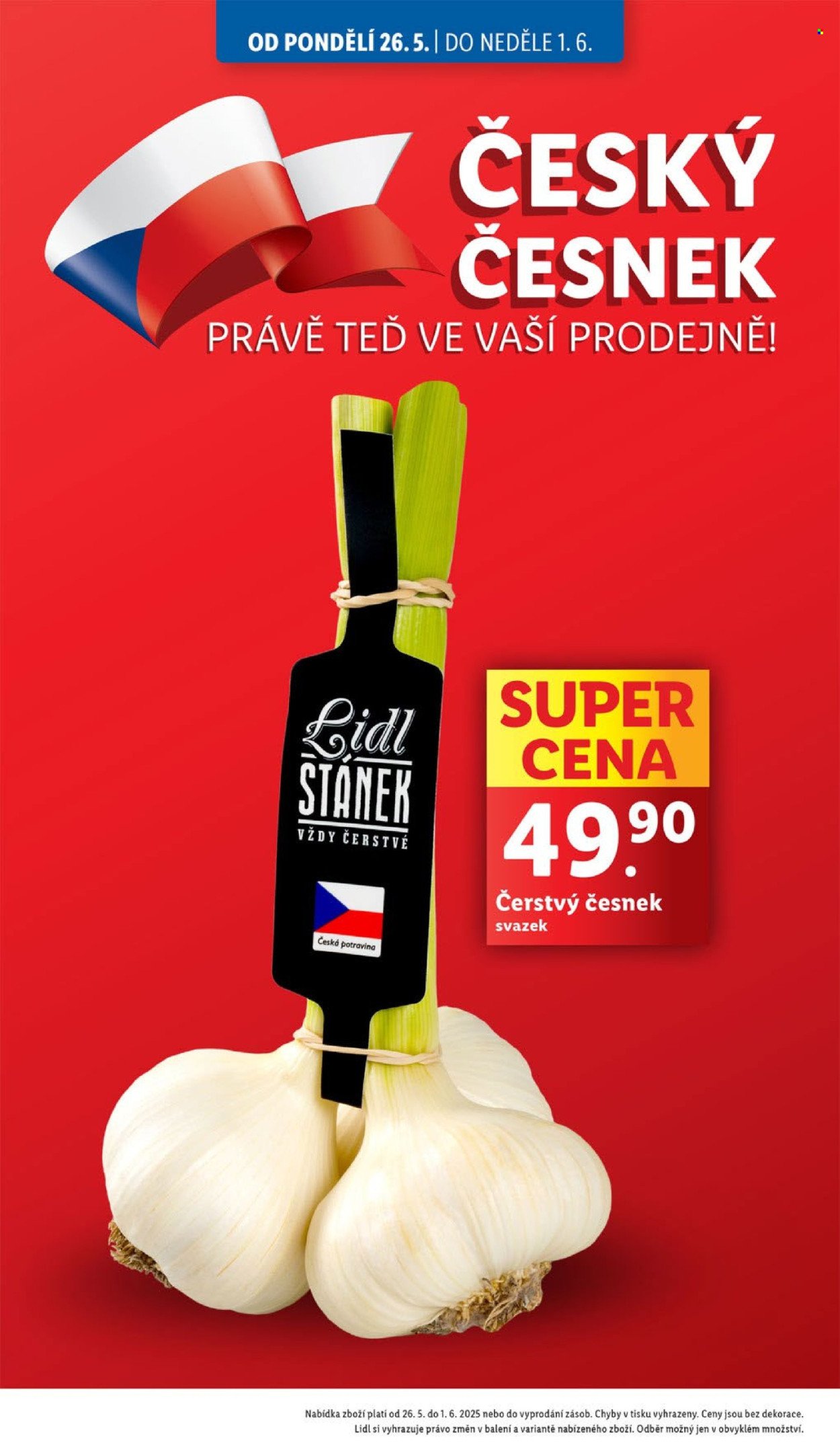 Leták Lidl - 26.5.2025 - 1.6.2025. Strana 1