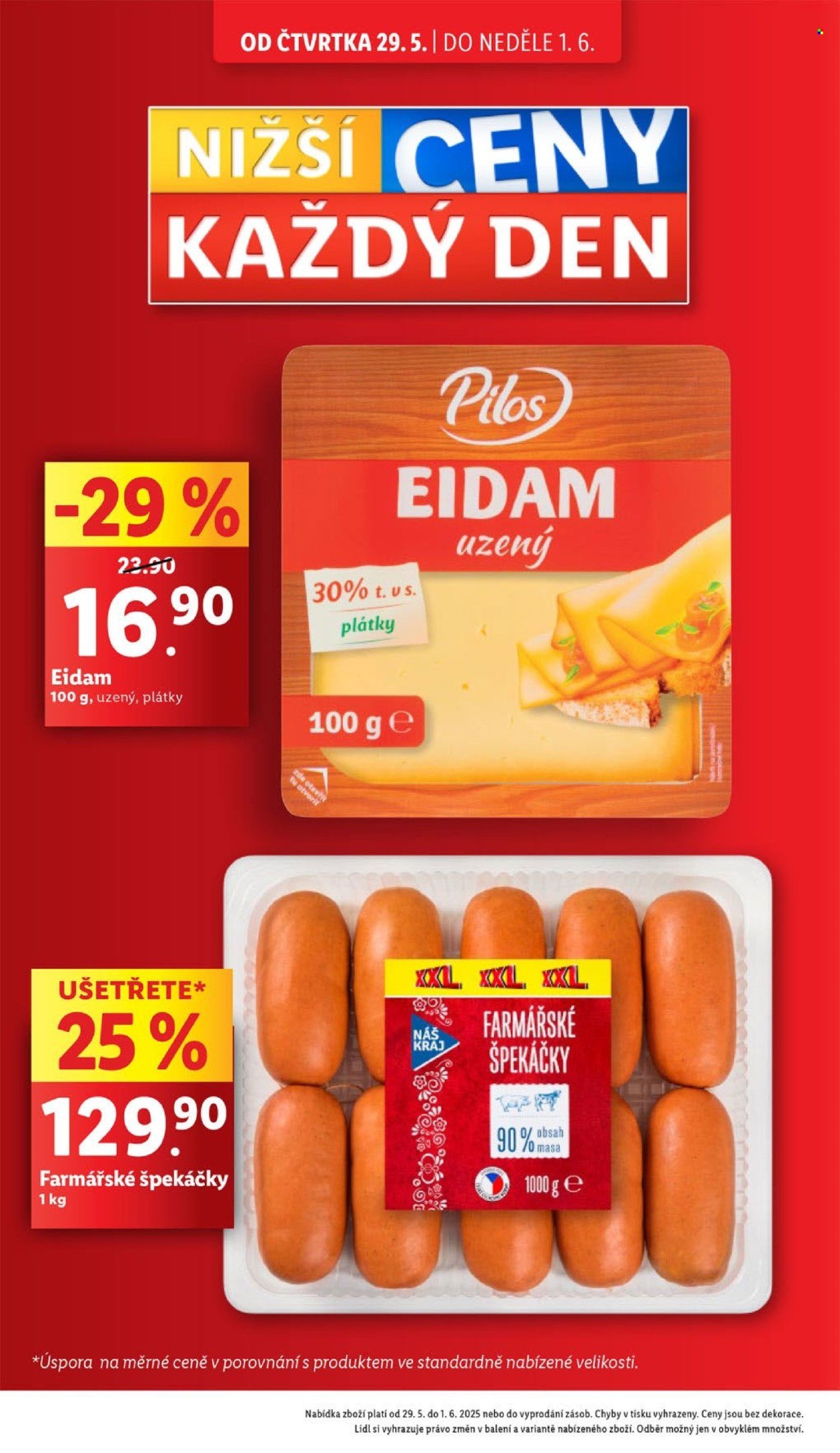 Leták Lidl - 29.5.2025 - 1.6.2025. Strana 1
