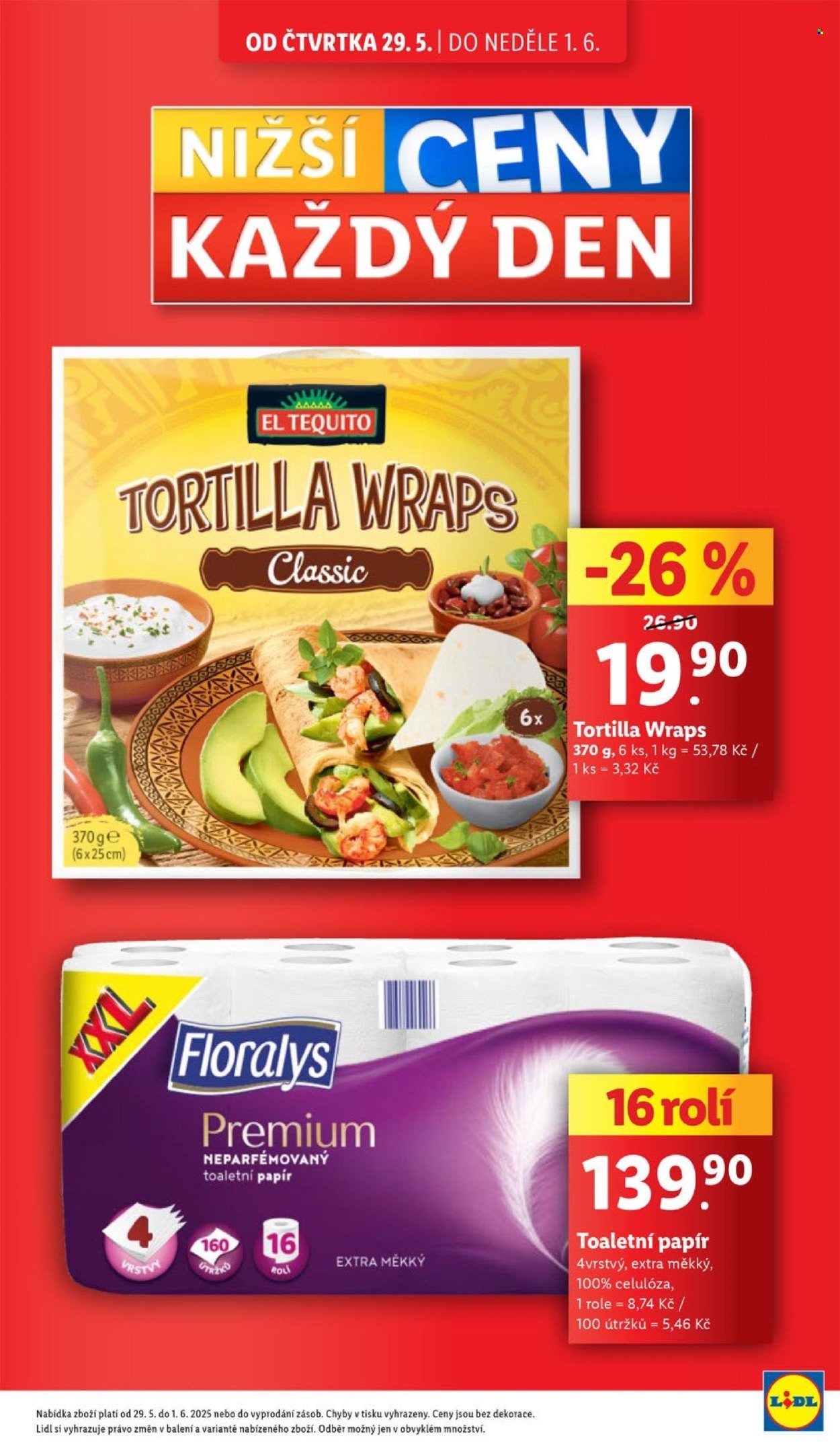 Leták Lidl - 29.5.2025 - 1.6.2025. Strana 1
