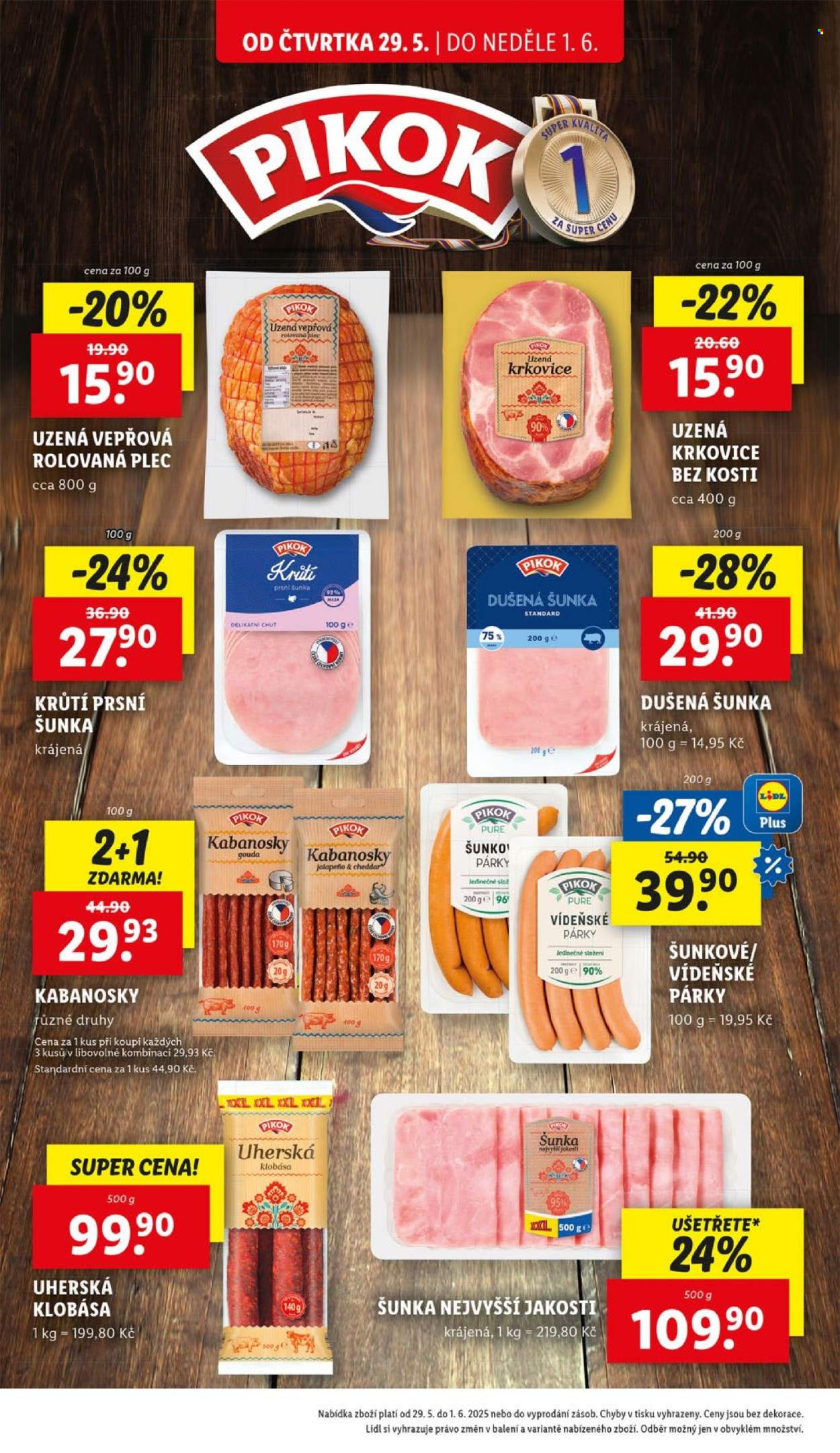 Leták Lidl - 29.5.2025 - 1.6.2025. Strana 1