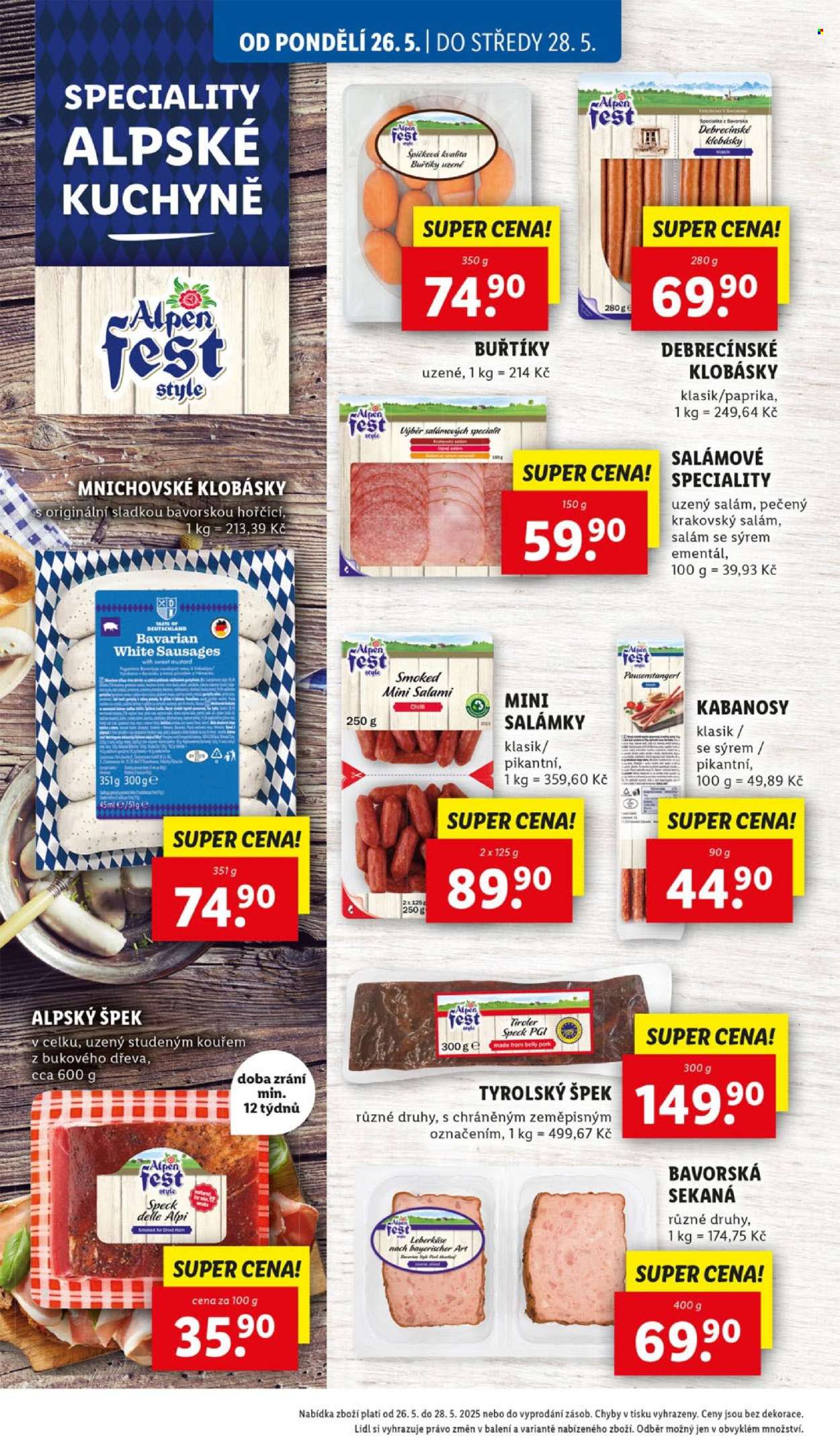 Leták Lidl - 26.5.2025 - 1.6.2025. Strana 1