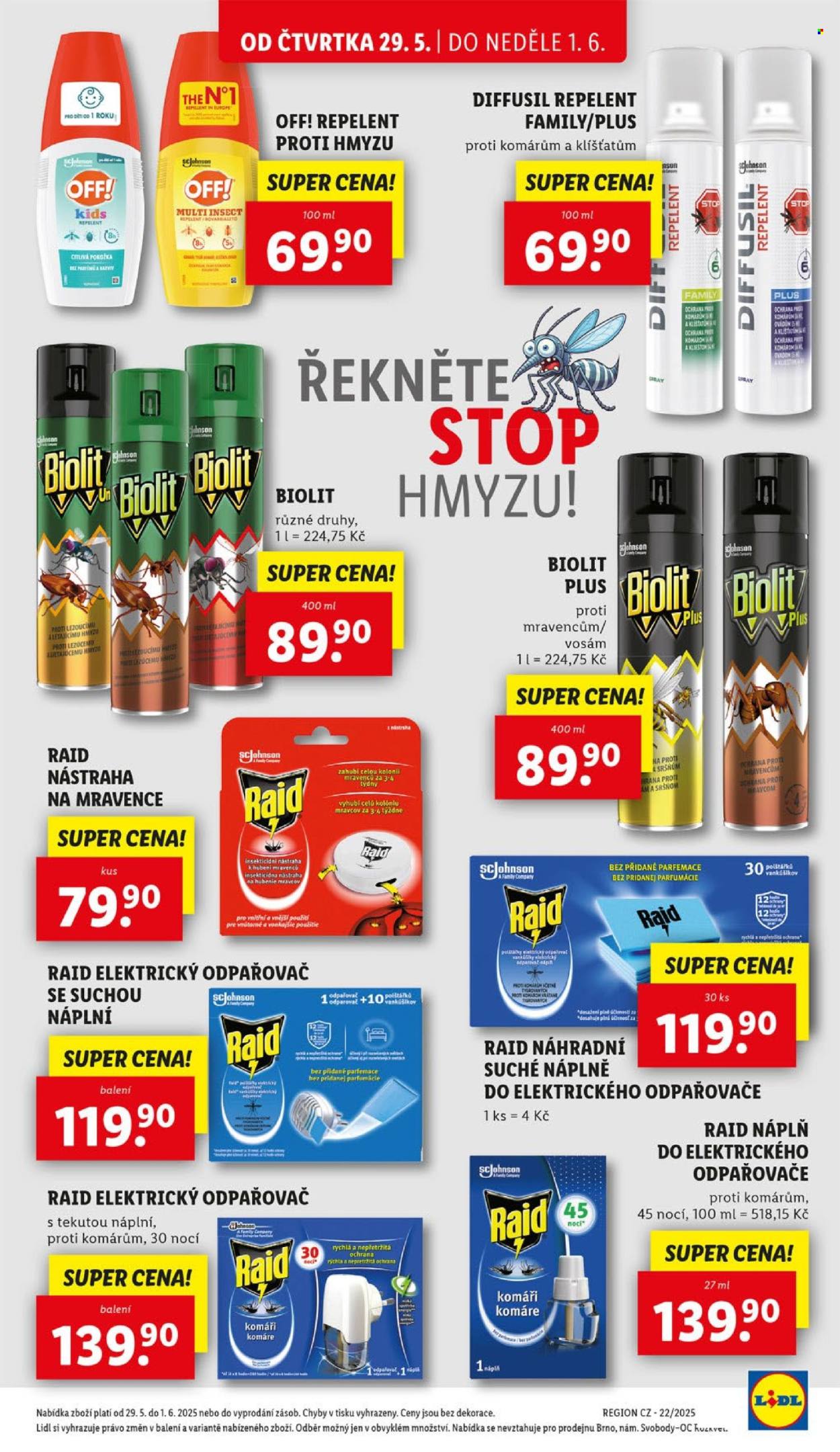 Leták Lidl - 29.5.2025 - 1.6.2025. Strana 1