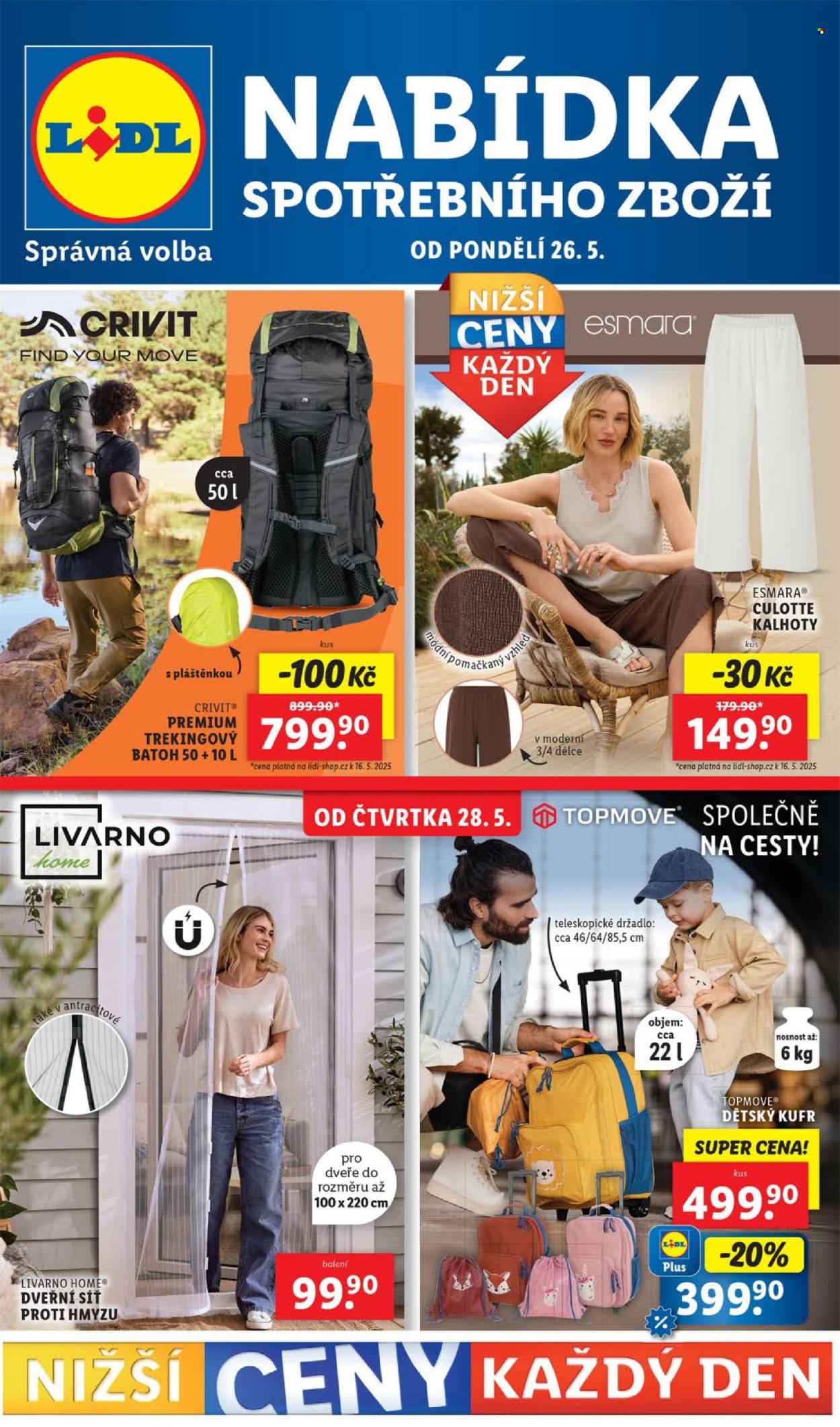 Leták Lidl - 26.5.2025 - 1.6.2025. Strana 1