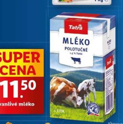 Tatra Mléko Polotučné