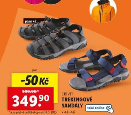 CRIVIT TREKINGOVÉ SANDÁLY