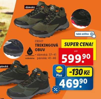 CRIVIT Trekingová obuv