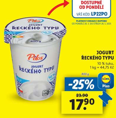 Pilos jogurt řeckého typu
