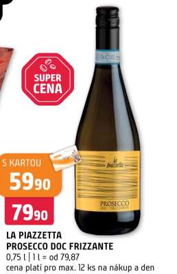 LA PIAZZETTA PROSECCO DOC FRIZZANTE