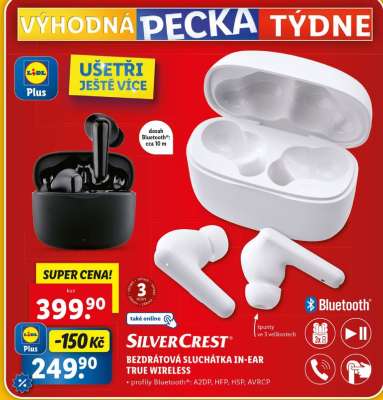 SilverCrest BEZDRÁTOVÁ SLUCHÁTKA IN-EAR TRUE WIRELESS