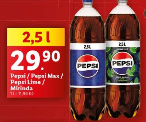 PEPSI / PEPSI MAX / PEPSI LIME / MIRINDA