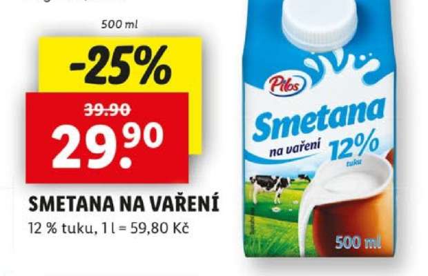 Smetana na vaření