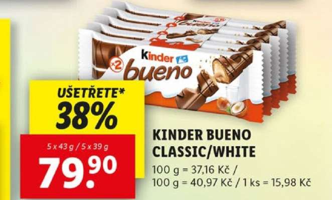 KINDER BUENO CLASSIC WHITE