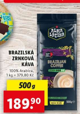 ALMA LATINA Brazilská zrnková káva