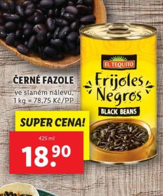 El Tequito Černé fazole
