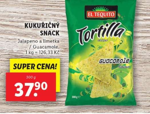 El Tequito Tortilla chips Guacamole