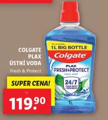 Colgate Plax Ústní Voda Fresh & Protect