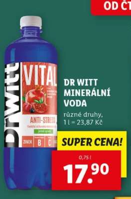 Dr Witt Minerální Voda