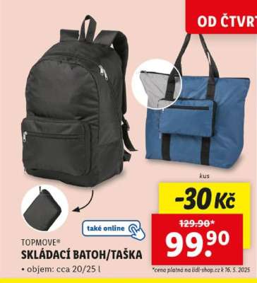 TOPMOVE® SKLÁDACÍ BATOH/TAŠKA