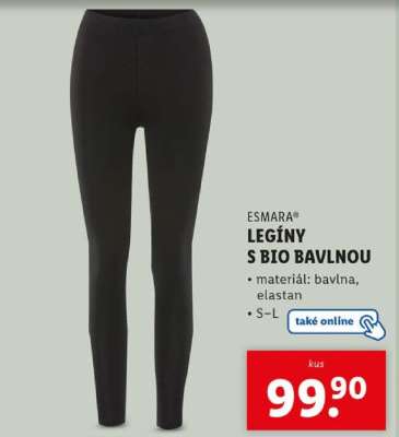 ESMARA Legíny s bio bavlnou
