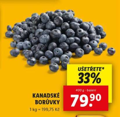 KANADSKÉ BORŮVKY