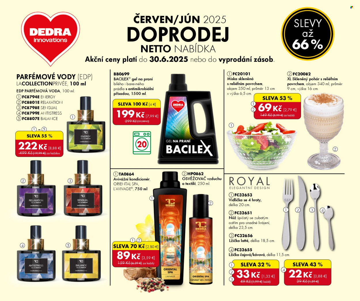 Leták Dedra - 1.6.2025 - 30.6.2025. Strana 1