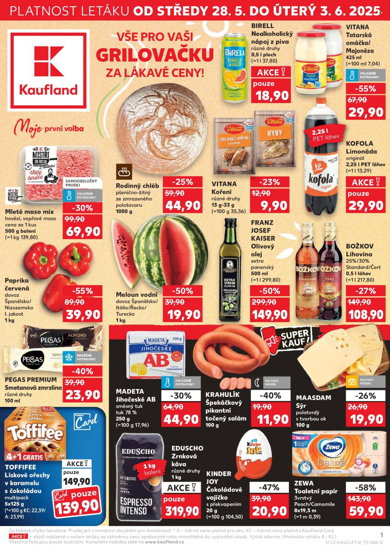 Leták Kaufland - 28.5.2025 - 3.6.2025. Strana 1