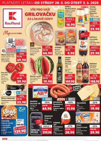 Leták Kaufland - 28.5.2025 - 3.6.2025.