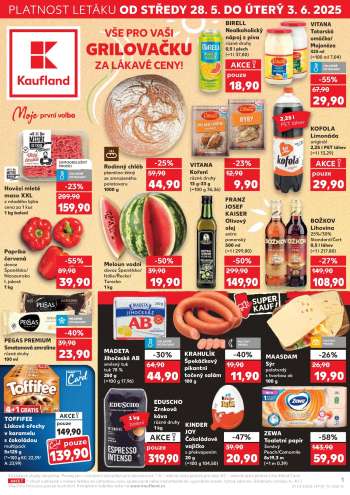 Leták Kaufland - 28.5.2025 - 3.6.2025.