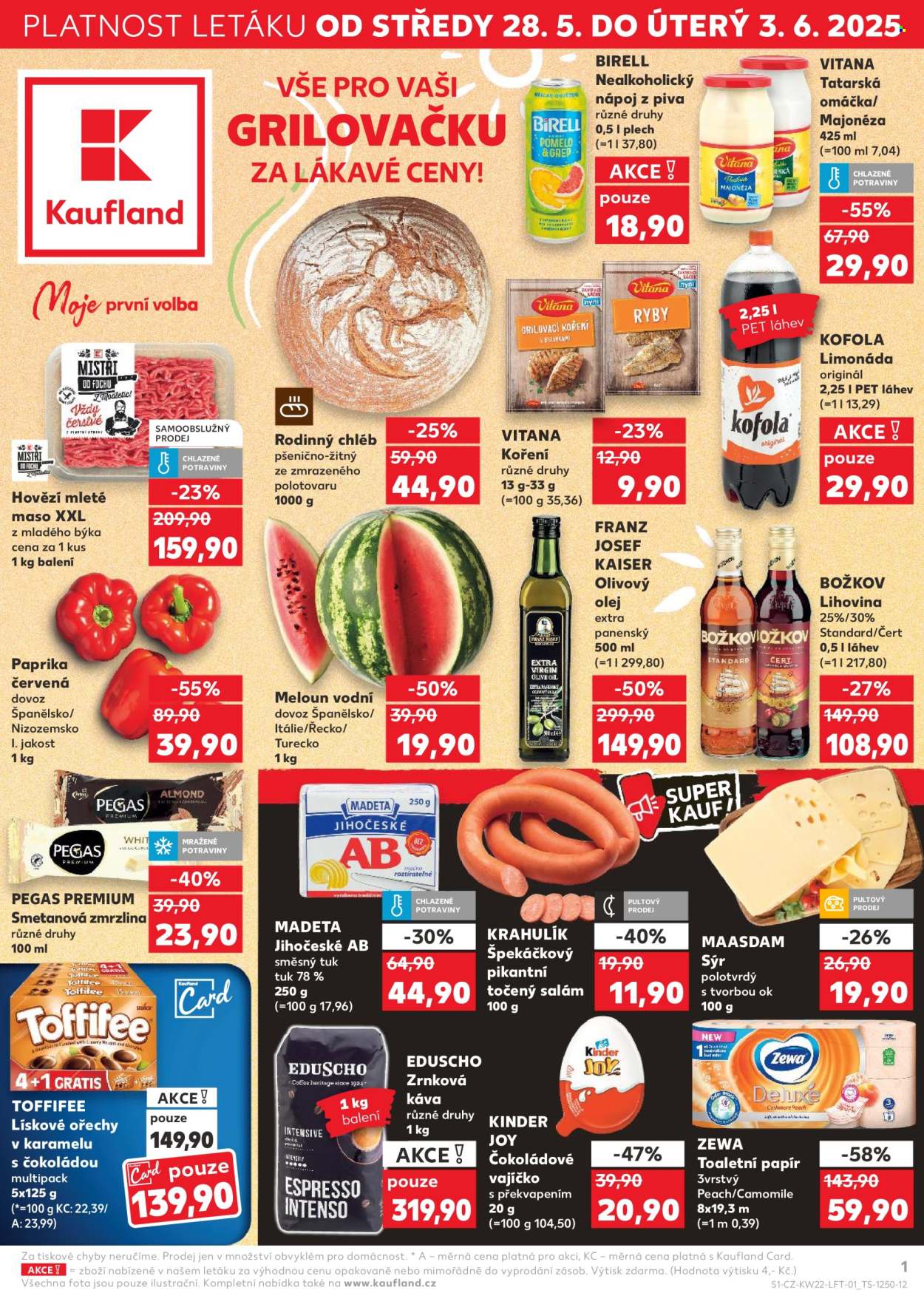 Leták Kaufland - 28.5.2025 - 3.6.2025. Strana 1