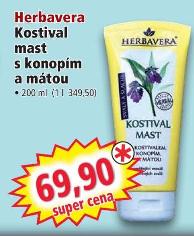 Herbavera Kostival mast s konopím a mátou