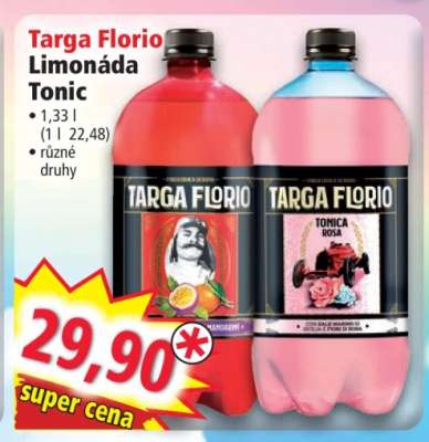 Targa Florio Limonáda Tonic
