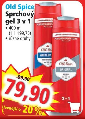 Old Spice Sprchový gel 3 v 1