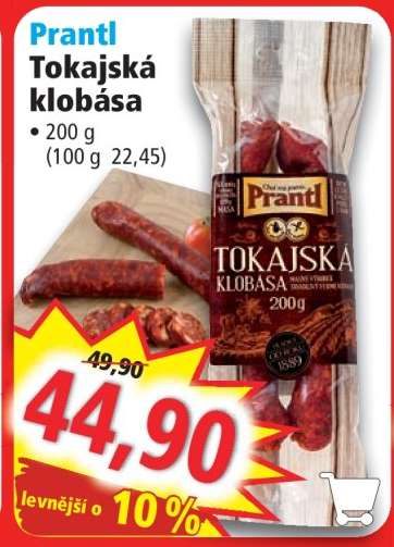 Prantl Tokajská klobása