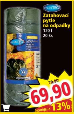 Zatahovací pytle na odpadky