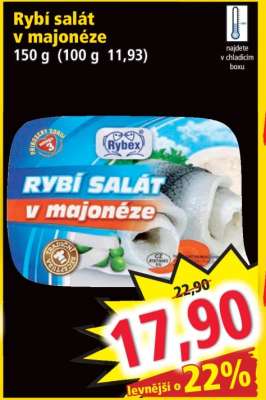 Rybí salát v majonéze