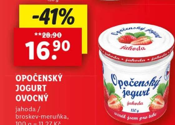 OPOČENSKÝ JOGURT OVOCNÝ