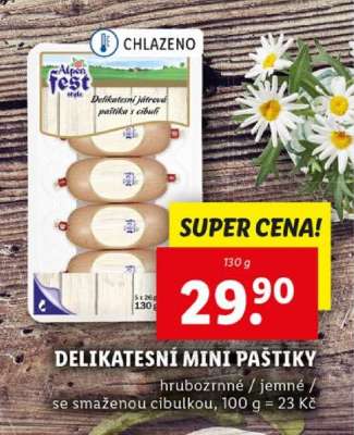 Alpen Fest DELIKATESNÍ MINI PAŠTIKY