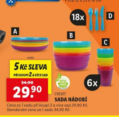 CRIVIT SADA NÁDOBÍ