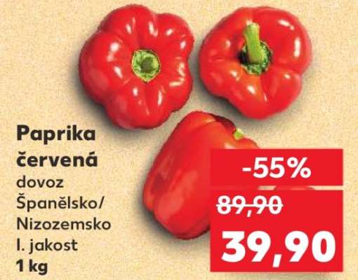 Paprika červená