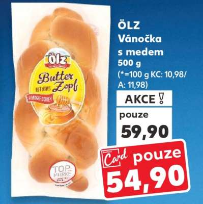 Ölz Vánočka s medem