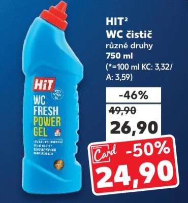 HIT² WC čistič