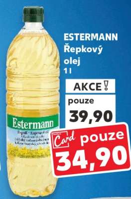 ESTERMANN Řepkový olej 1l