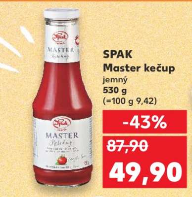 Spak Master Kečup jemný