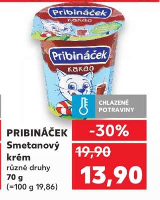 PRIBINÁČEK smetanový krém