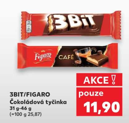 3BIT / FIGARO Čokoládová tyčinka