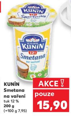 KUNÍN SMETANA NA VAŘENÍ