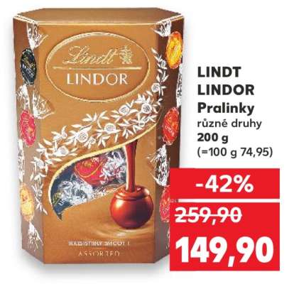 Lindt Lindor Pralinky
