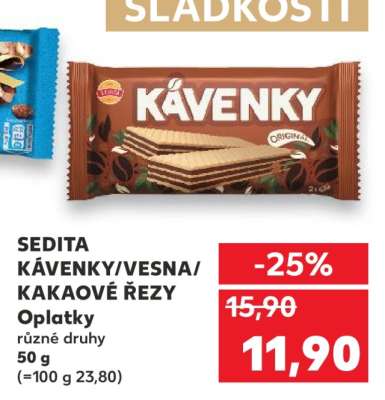 SEDITA KÁVENKY/VESNA/ KAKAOVÉ ŘEZY